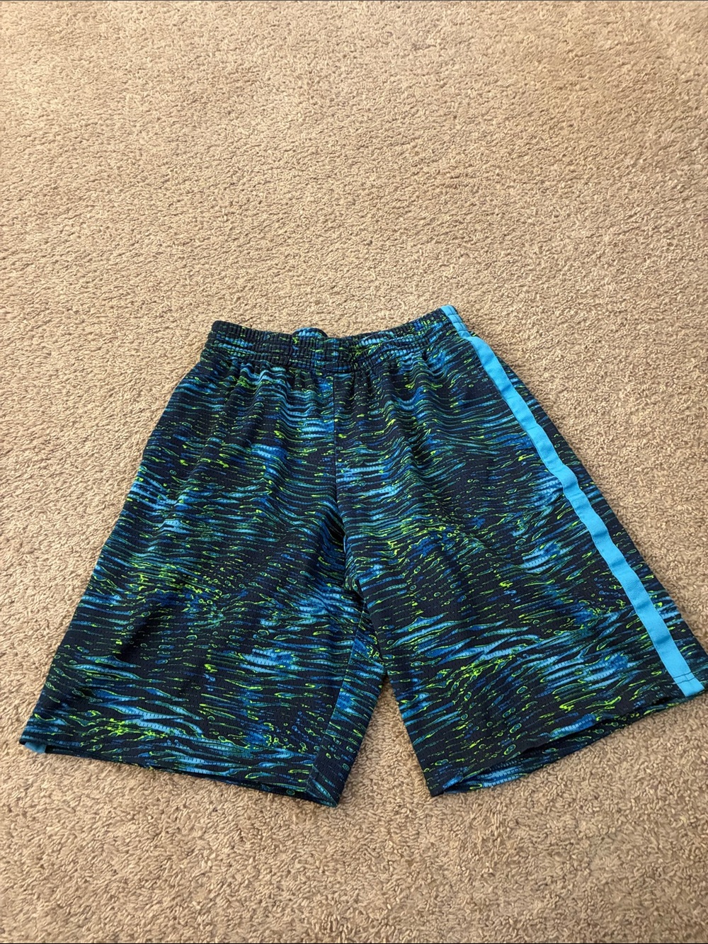 Champion Boy’s Blue & Green Athletic Shorts